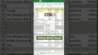 How to Delete Blank Rows in MS Excel | Excel Data Cleanup