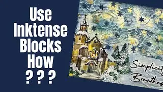 INKTENSE BLOCKS 3 Ways to Use  -Mixed Media Art Journal Tutorial