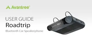 2022 Car Bluetooth Speakerphone w/ FM transmission - How to use Avantree Roadtrip for Calls & Music