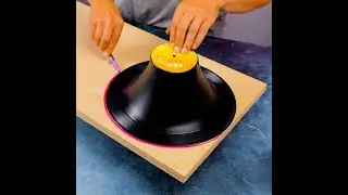 You must see what he did with a vintage vinyl! 