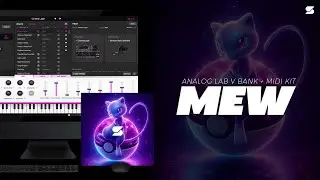 [+50] Best Analog Lab V Preset Bank - MEW (JUICE WRLD, POST MALONE, PLUGGNB) Free RnB Midi Kit 2024