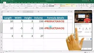 Product and Power formula in Microsoft Excel || Math calculation with Excel formula