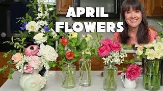 Arranging Fresh Flowers from Garden