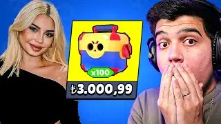 ZEHRA İLE BİRLİKTE 100 ADET MEGA KUTU AÇTIK! | Brawl Stars