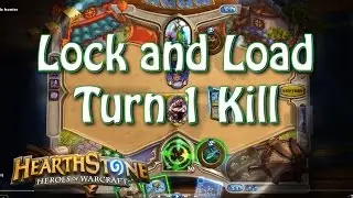 Hearthstone - Turn 1 win with lock and load