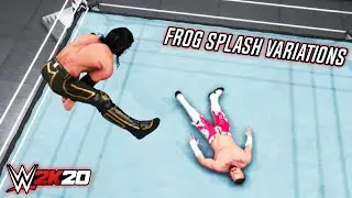 WWE 2K20 All Frog Splash Variations