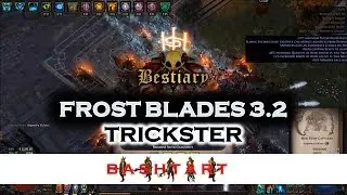 Frost Blades Trickster 3.2  | Molten Strike Setup | Insane Speed | Path of Exile | Bestiary League