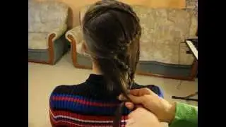 Косичка зигзаг Hairstyle (вариант 10)