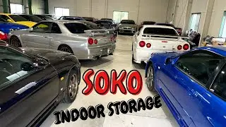 CAR STORAGE IN JAPAN UNTIL USA IMPORT LEGAL. SOKO INDOOR LOT!