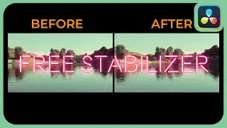 FREE Stabilizer For Everyone | DaVinci Resolve 18 |