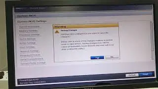 Change System BIOS Setting Dell EMC PowerEdge R740 Server | UEFI to BIOS Mode