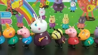 10 фигурок Свинки Пеппы и ее друзей+ конструктор в наборе 122 детали Peppa Pig 🐖