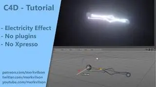 Electricity Effect in Cinema 4D - Sneak Peek