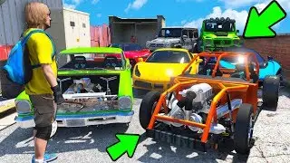 УГНАЛ СЕМЬ ЧИТЕРСКИХ МАШИН ЗА 180 СЕКУНД В ГТА 5! БИТВА ВОРОВ В GTA 5 ONLINE!