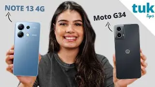 Redmi Note 13 4G vs Moto G34 Qual é o melhor para comprar em 2024?