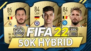 FIFA 22: OVERPOWERED 50K HYBRID! BUDGET STARTER SQUAD BUILDER