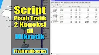 Script Pisah Trafik Mikrotik 2 Koneksi Internet