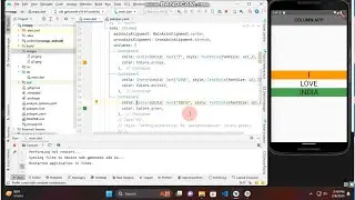 09- Column widget in flutter App development