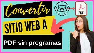 Como pasar una página  WEB A PDF en 2020 gratis con Google Chrome