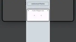 05 - ActionIconTheme | #flutter #widgets