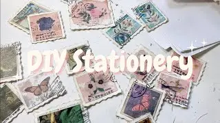 3 Ways To Make DIY Faux Postage Stamps | DIY Stationery Products