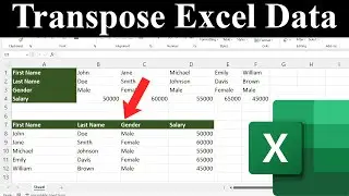 Transpose Excel Data