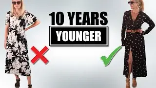 5 Style Tips To Look 10 Years *YOUNGER*! (Over 40)