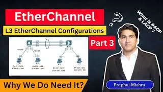 L3 EtherChannel Configurations For Network Engineers | Load Balancing in EtherChannel | #pagp #lacp