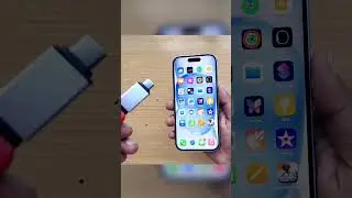 iPhone 15 OTG support test 🤯🤯 #shorts #iphone