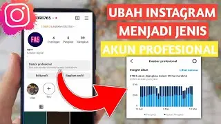 CARA MENGUBAH AKUN INSTAGRAM MENJADI PROFESIONAL