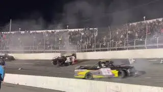 Horrific Crash and Flip at Five Flags Speedway