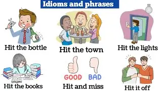 Idioms And phrases | Hit related Idioms | Important english Idioms And phrases