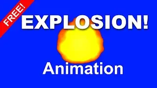 ✅ EXPLOSION for Green Screen Full HD (Blast) Youtube ANIMATION Video With SOUND No Copyright FREE!!!