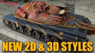 All 13 New 2D & 3D Styles World of Tanks