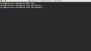 Linux Basics: Create a new file from the command line