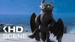 Toothless dances for the Day Fury [Fragment from the cartoon How to Train Your Dragon 3]