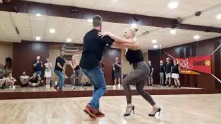 Ács Bea & Mihályi Péter - Salsa Workshop (Contratiempo vs. Salsa) in Budapest 2022