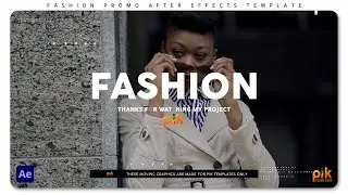 Fashion Promo - After Effects Template | Free Download | Pik Templates