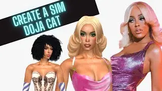 Sims 4| CAS - Doja Cat  + CC Folder + Sim Download