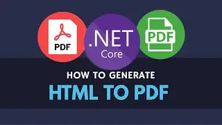 HTML to PDF Generate in ASP.NET Core | URL To PDF Conversion