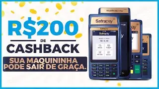 CASHBACK SAFRAPAY oferece MAQUININHA GRÁTIS!