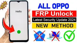 BOOM - All Oppo Android 11/12/13 Frp Bypass/Unlock - Clone Phone Not Open Solution - Without PC 2024