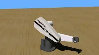 Puma 560 Robot Arm Simulation in Webots