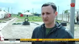 На  пропускном пункте Чонгар идет подготовка ко дню памяти  жертв геноцида крымскотатарского народа