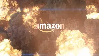 fire explosion logo animation