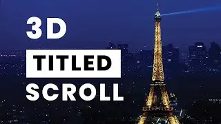 3D Tilted Scroll Effect | Jquery Plugins Tutorial