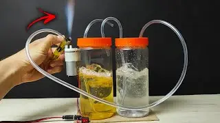 How To Make Free high pressure lpg gas from petrol and water- petrol & water - amazing idea