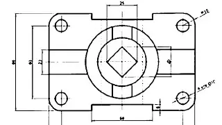 Деталь в AutoCAD