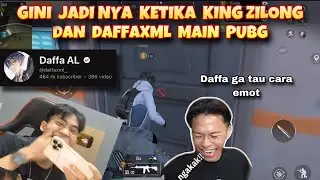 Ketika King Zilong & DAFFAXML Bersatu Mabar Pubg, Gini jadi nya | Pubg Mobile