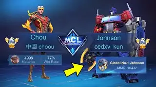 I FINALLY MET THE BEST JOHNSON IN MCL!! 10K MMR 😱 (enemy thought they are cheating)